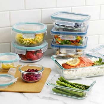 Pyrex Snapware 18-piece glass food storage set