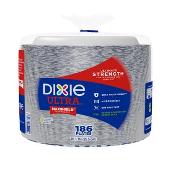 Dixie Ultra disposable dinnerware 186 count