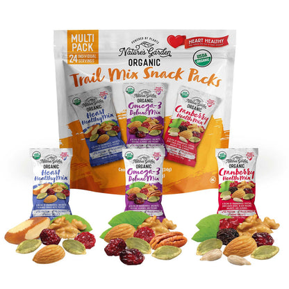 Individually portioned Nature's Garden snack packs