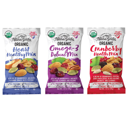 Nature's Garden trail mix bulk snack pack box