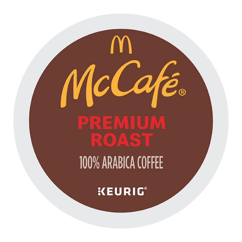 Single-serve McCafe premium roast coffee pods