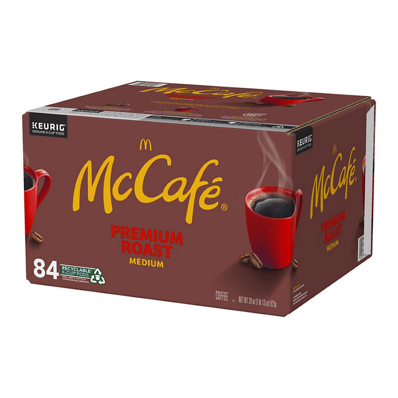84 count McCafe coffee K-Cup pack