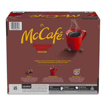 McCafe Premium Roast coffee pods for Keurig