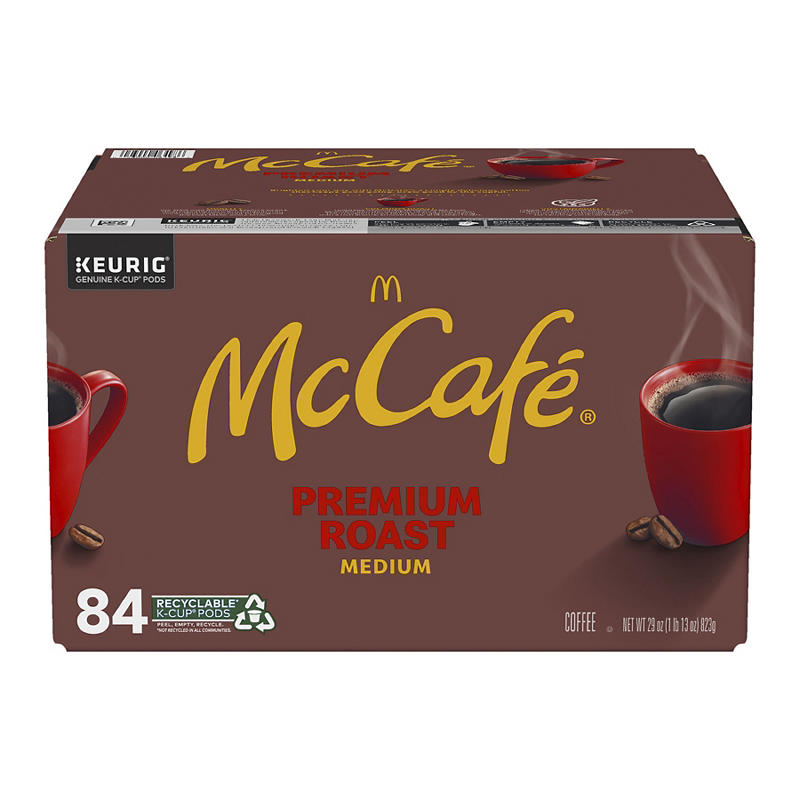 Balanced McCafe Arabica coffee K-Cup pods