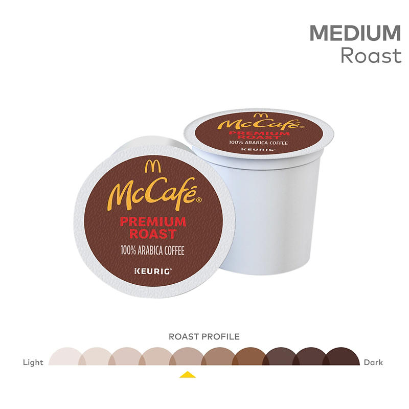 McCafe coffee box with 84 sealed pods