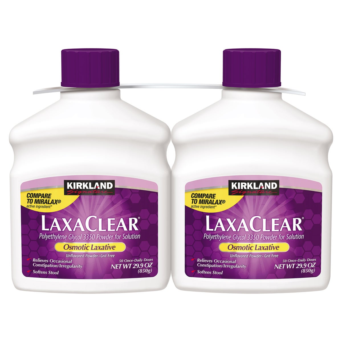 Kirkland Signature LaxaClear 100-dose fiber laxative
