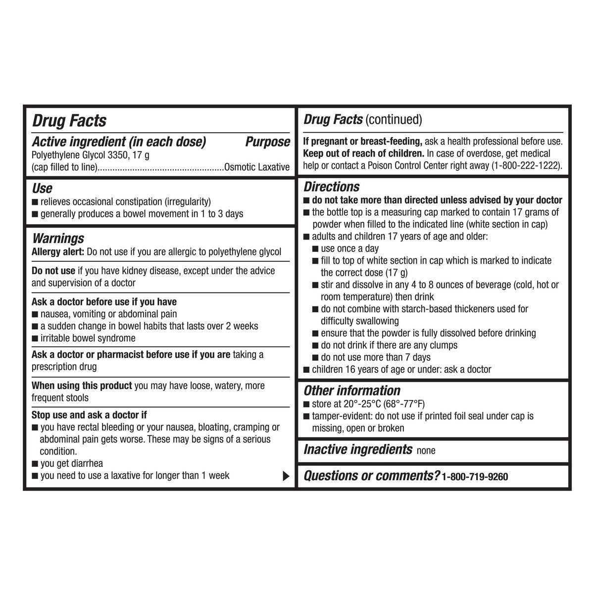 Kirkland Signature LaxaClear two-bottle 50-dose pack