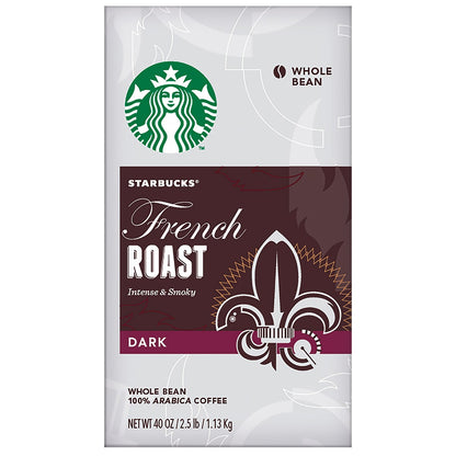 Starbucks French Roast whole bean coffee 2.5 lb bag