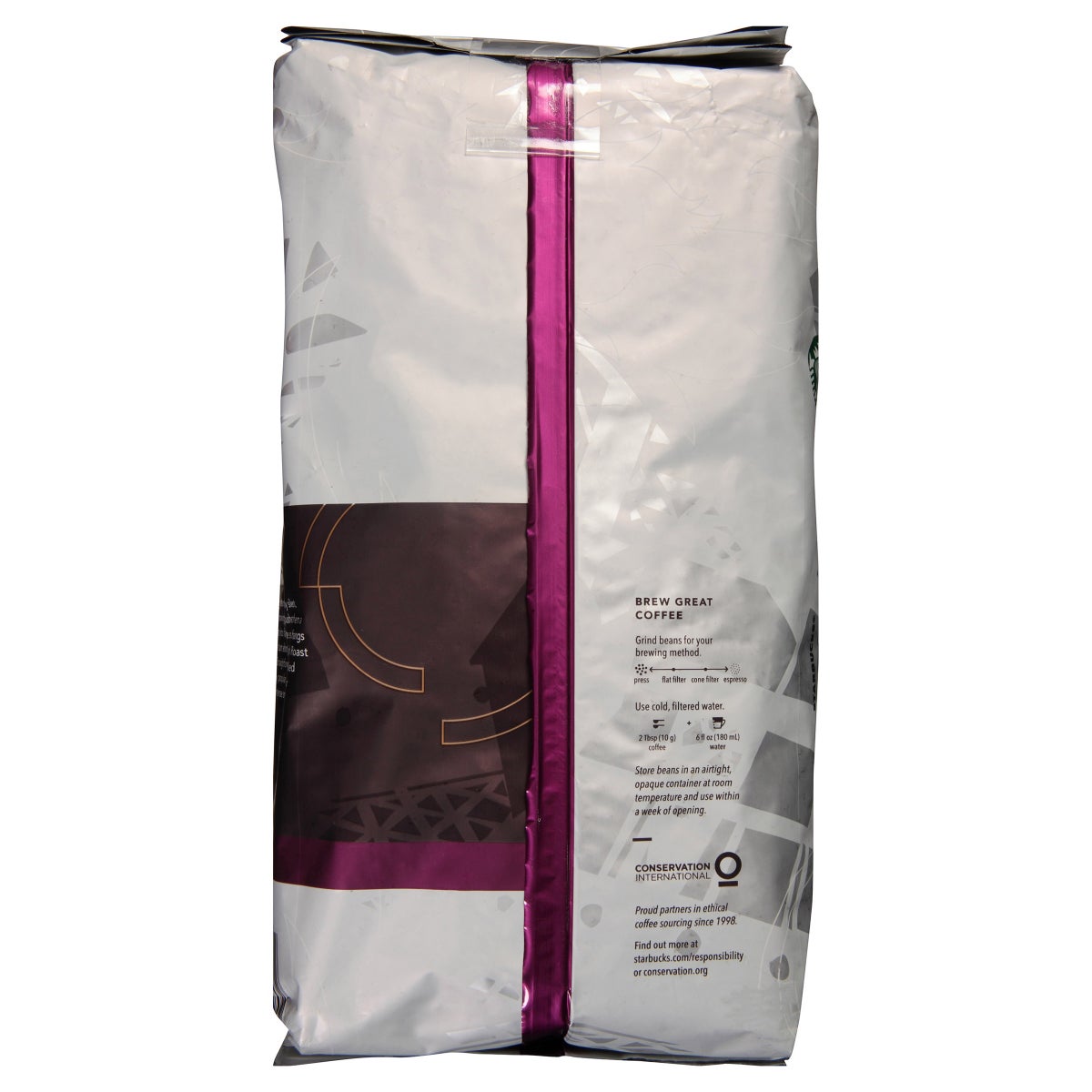 Starbucks French Roast coffee packaging front view