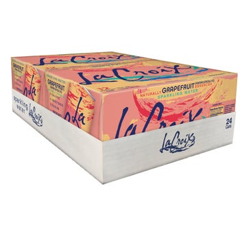 LaCroix grapefruit sparkling water 24-count cans