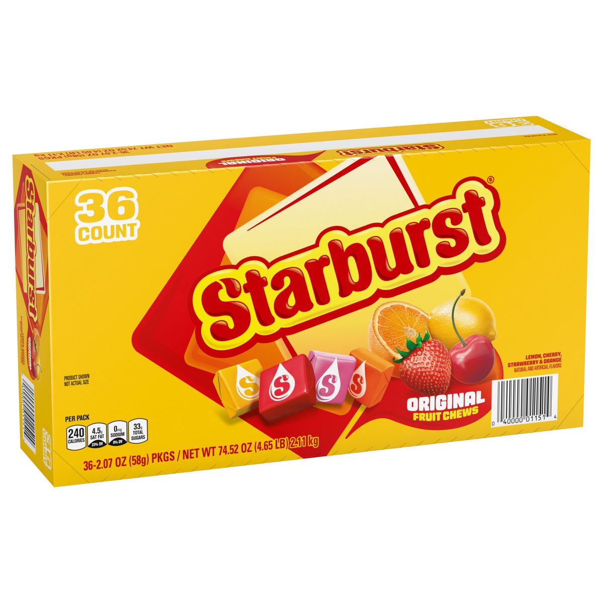 Starburst Original chewy candy 36-count box