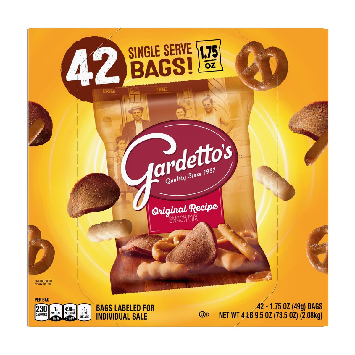 Gardetto's Original snack mix 42-count case