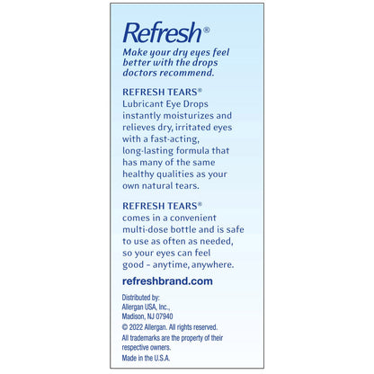 Refresh Tears 15 mL lubricant eye drops