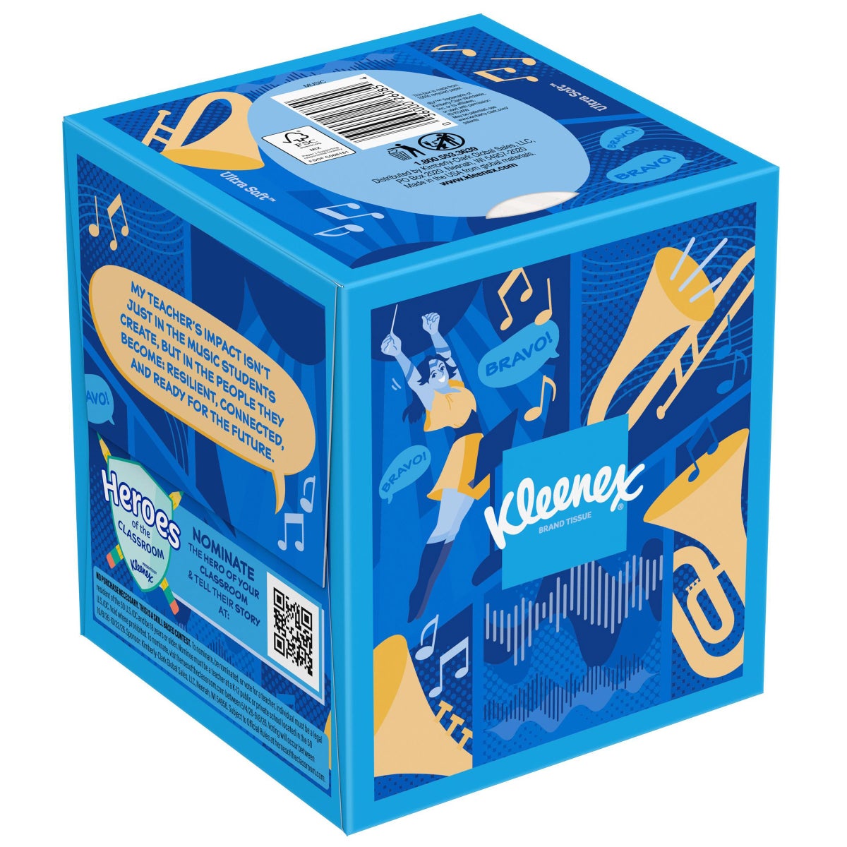 Kleenex 3-ply facial tissues bulk pack
