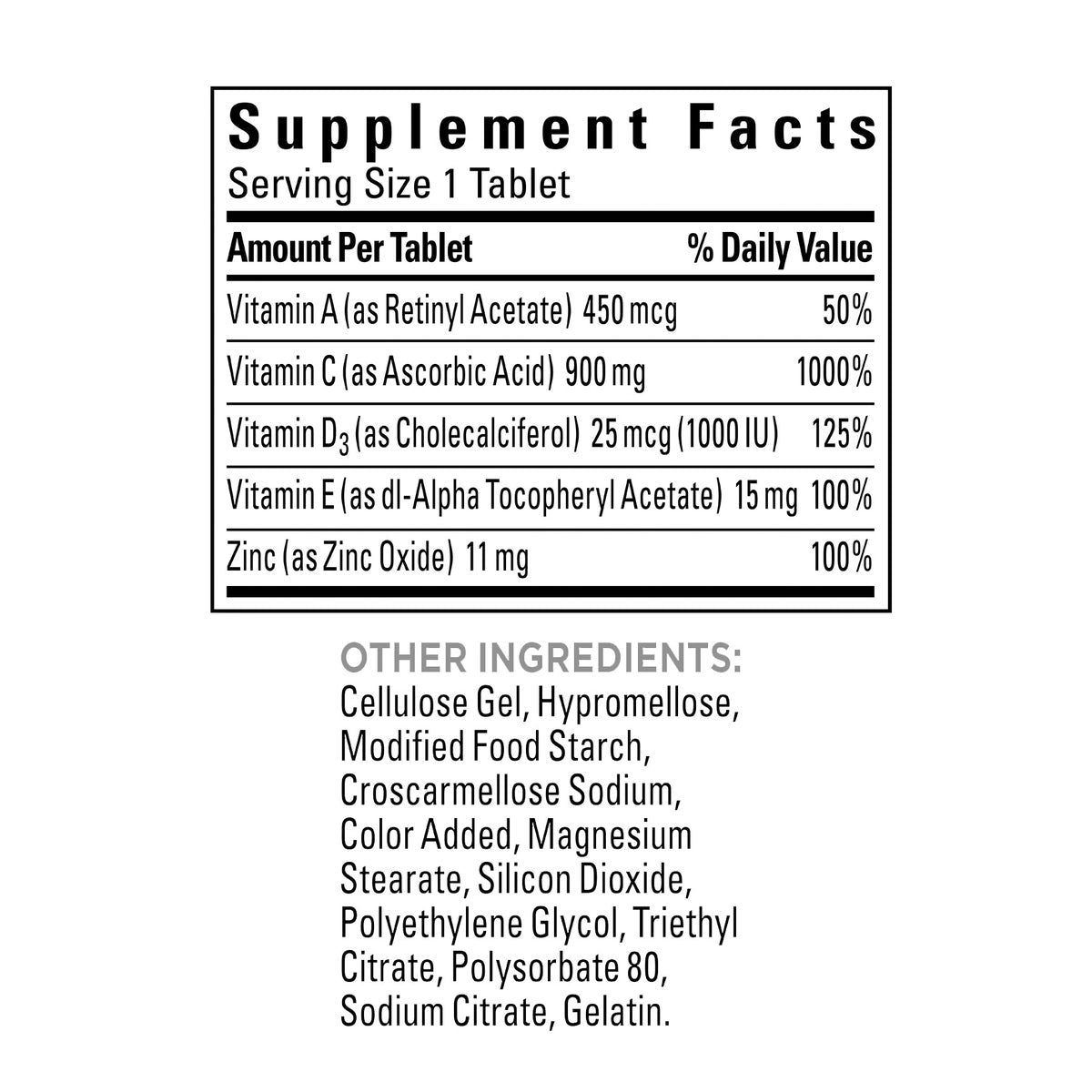 Nature Made Super C bottle with 200 tablets
