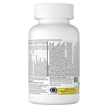 Coated tablets in Kirkland Signature multivitamin bottle