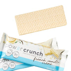 Power Crunch French Vanilla snack bars stacked box