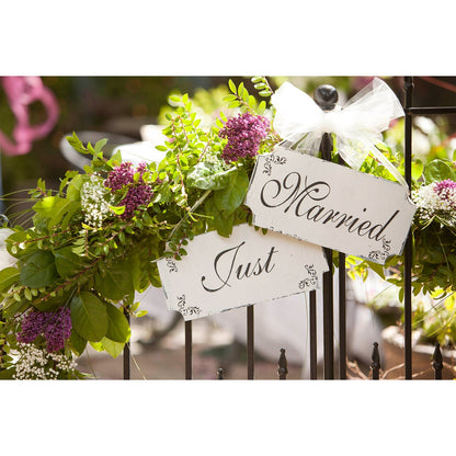 Natural greenery garland for event styling