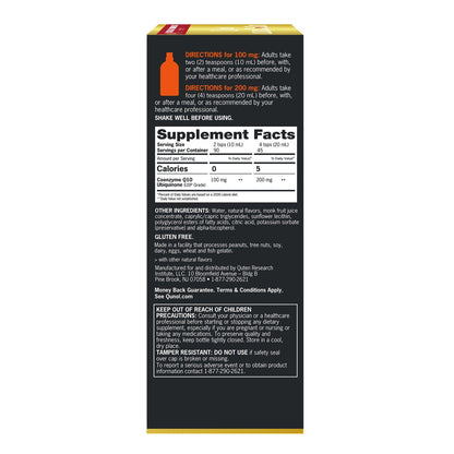 Qunol liquid CoQ10 clinical strength ubiquinone