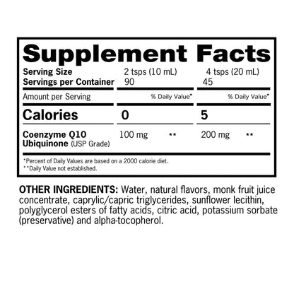 Qunol CoQ10 gluten free sugar free supplement