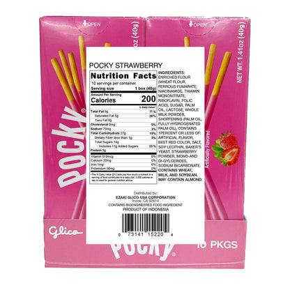Strawberry Pocky biscuit sticks snack package