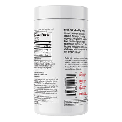 Weider Red Yeast Rice Plus front packaging