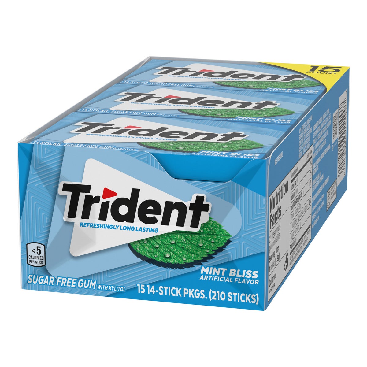 Trident gum value pack for everyday freshness