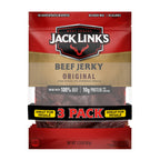 Jack Link's Original beef jerky 3-count pack