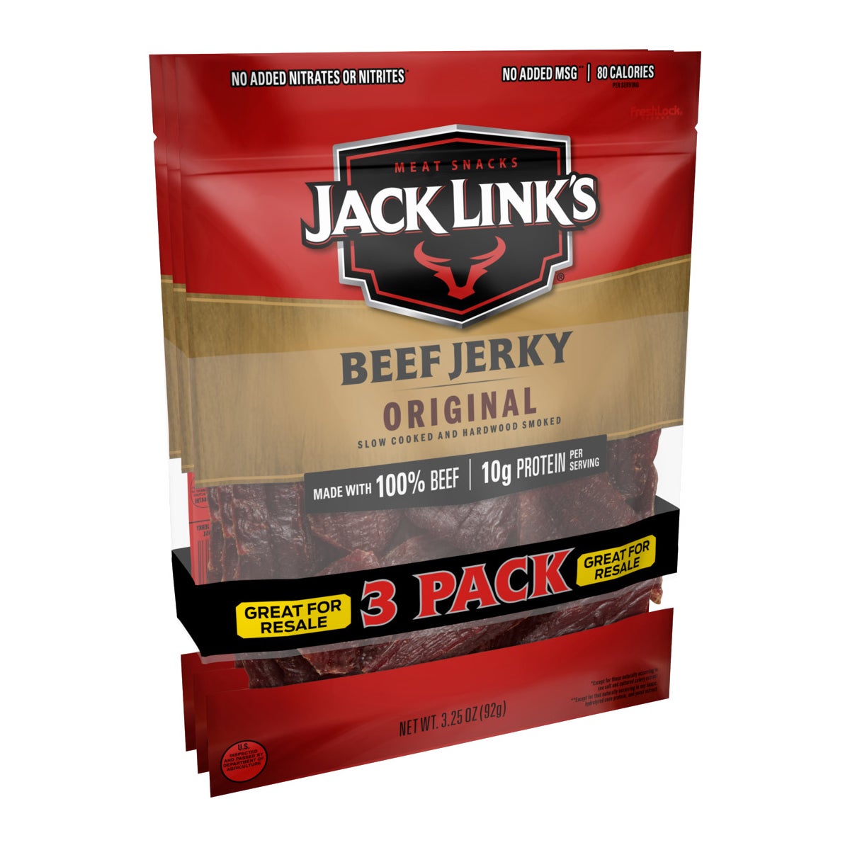 Jack Link's beef jerky 3.25 oz original flavor
