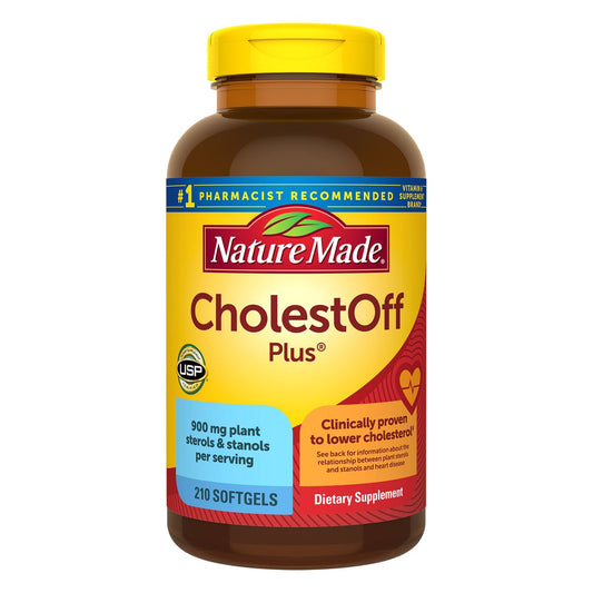 Nature Made CholestOFF Plus 210 softgels bottle