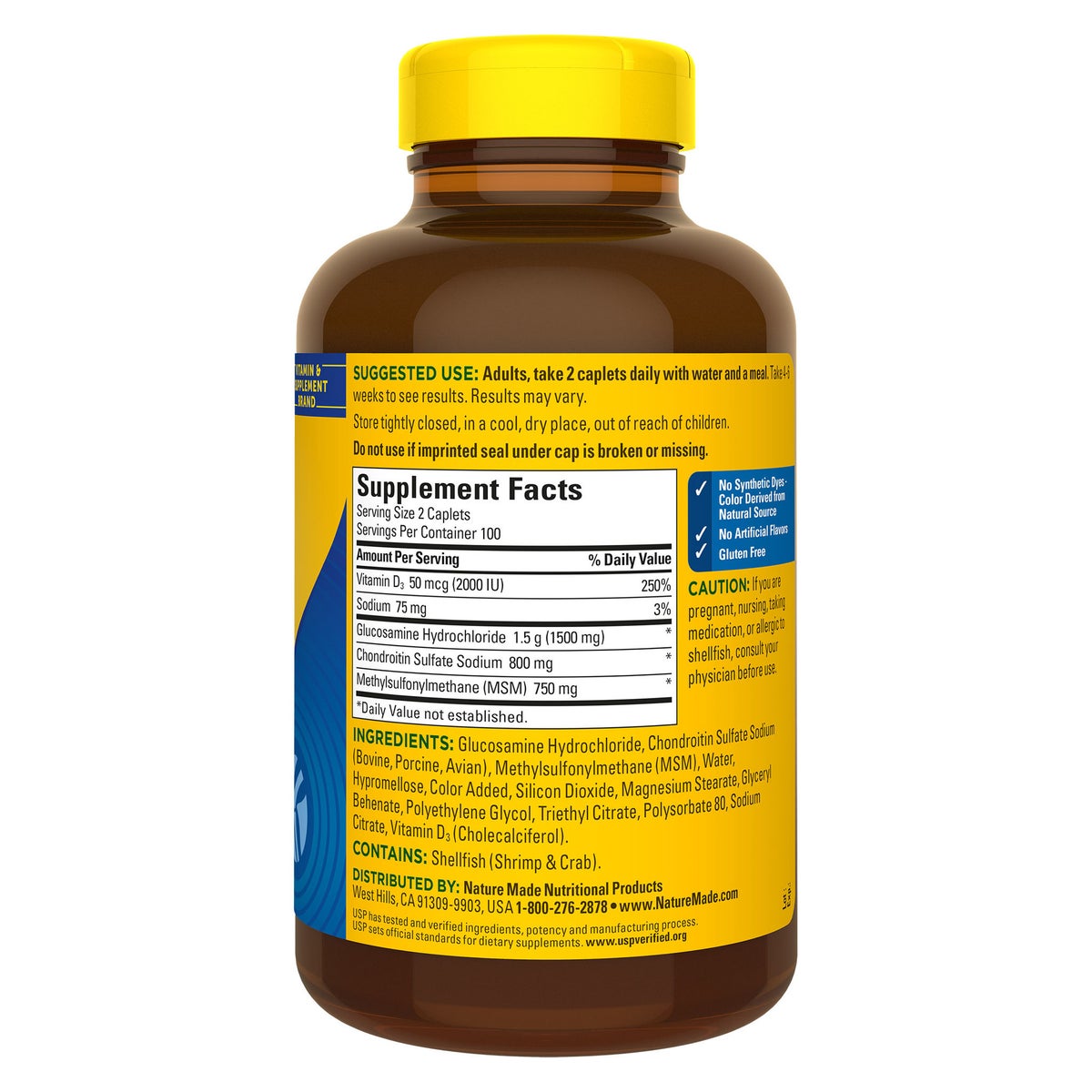 Nature Made TripleFlex 200 caplets front label
