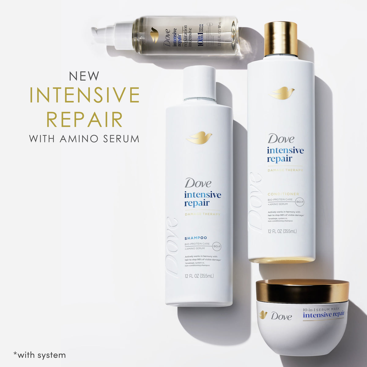 Dove shampoo and conditioner for damaged hair