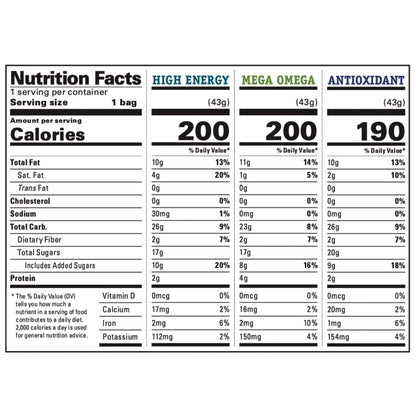 Gourmet Nut trail mix snack bags 1.5 oz