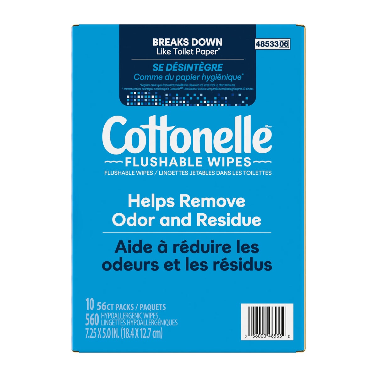 Cottonelle septic safe personal care wipes