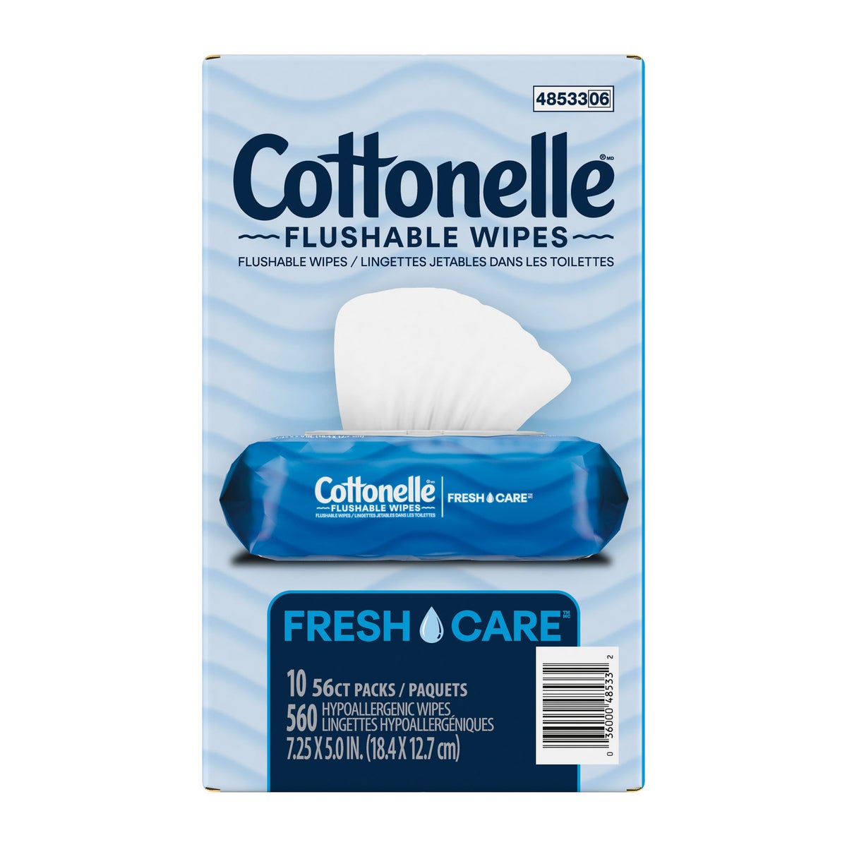 Cottonelle Fresh Care FSC certified wipes