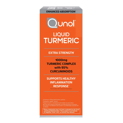 Qunol turmeric supplement front label
