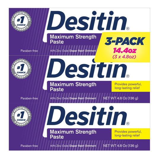Desitin maximum strength baby diaper rash cream 40 percent zinc oxide