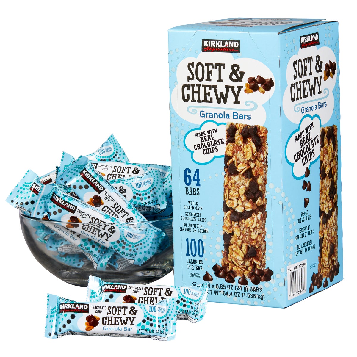 Family size granola bars for breakfast and snacks