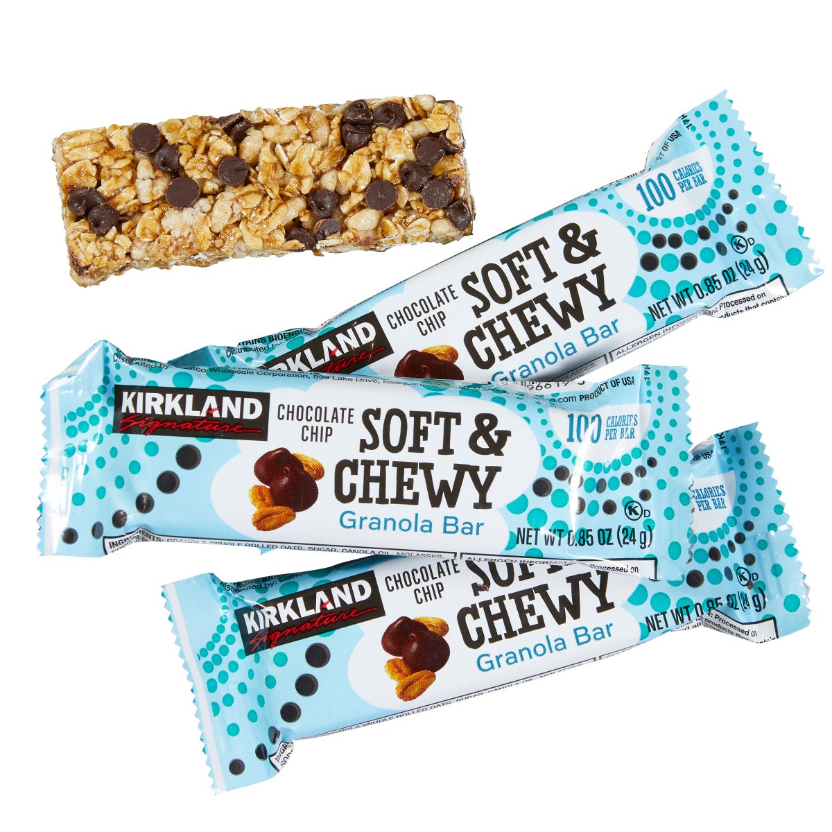 Kirkland Signature bars front packaging detail