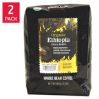 Kirkland Signature organic Ethiopia whole bean coffee 2 lb bag