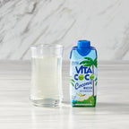 Vita Coco coconut water single bottle view