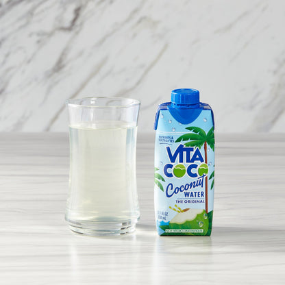 Vita Coco coconut water single bottle view