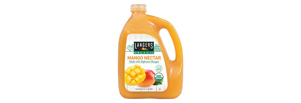 Langers Organic Mango Nectar Beverage 128 fl oz bottle