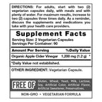 Nature's Truth organic apple cider vinegar supplement