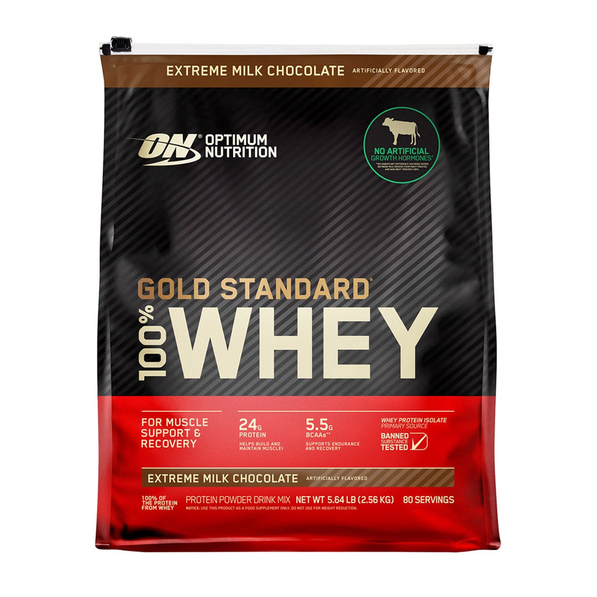 Optimum Nutrition Gold Standard whey protein powder Extreme Milk Chocolate
