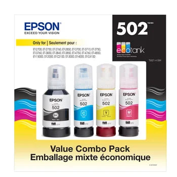 Epson T502 EcoTank ink bottles BK C Y M club pack