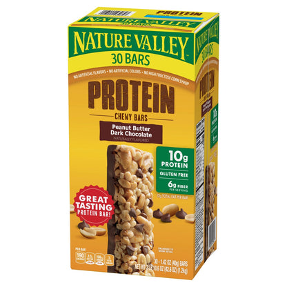 Nature Valley protein bars with 10g protein per bar