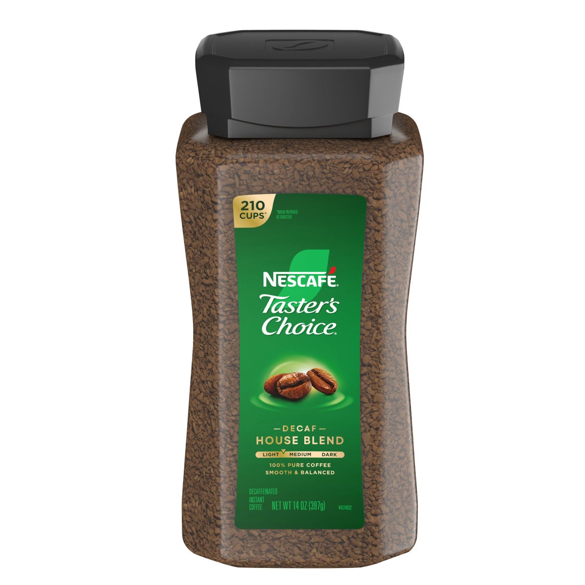 Nescafé Taster's Choice decaf instant coffee 14 oz jar