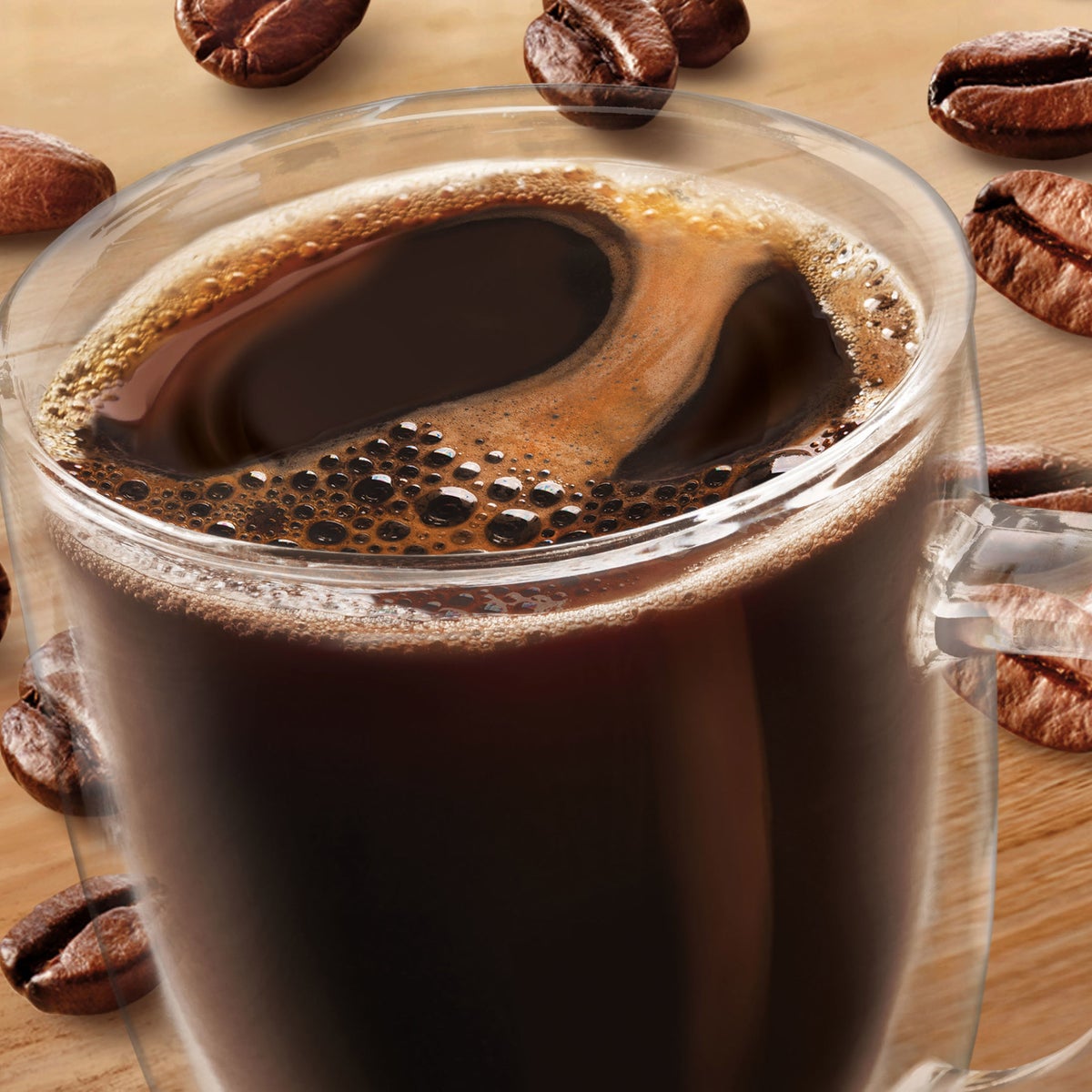 Smooth balanced decaf instant coffee by Nescafé