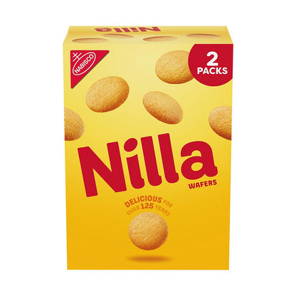 Nilla vanilla wafer cookies 2-pack package